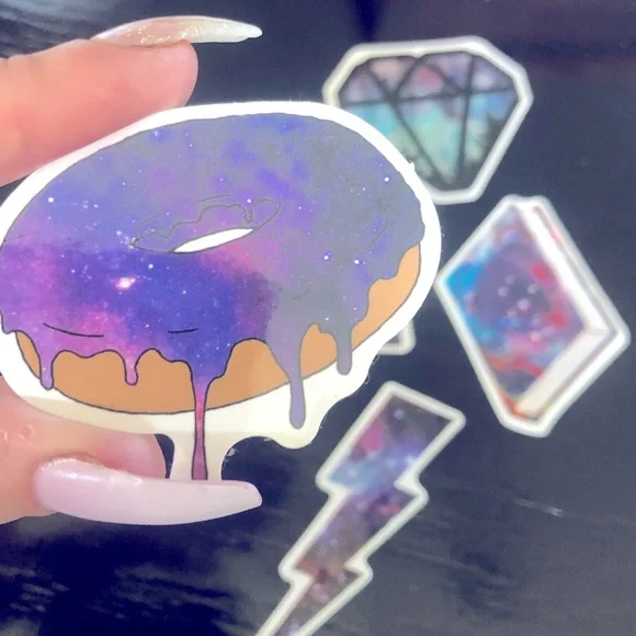 5pcs Cosmos Sticker Set - Picture 2 of 2